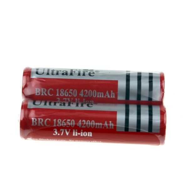 Ultrafire BRC 4200mAh 18650 Dobíjecí Baterie 3.7V - Vysoká Kapacita, Rychlé Nabíjení, Kompaktní Design