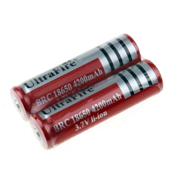 Ultrafire BRC 4200mAh 18650 Dobíjecí Baterie 3.7V - Vysoká Kapacita, Rychlé Nabíjení, Kompaktní Design