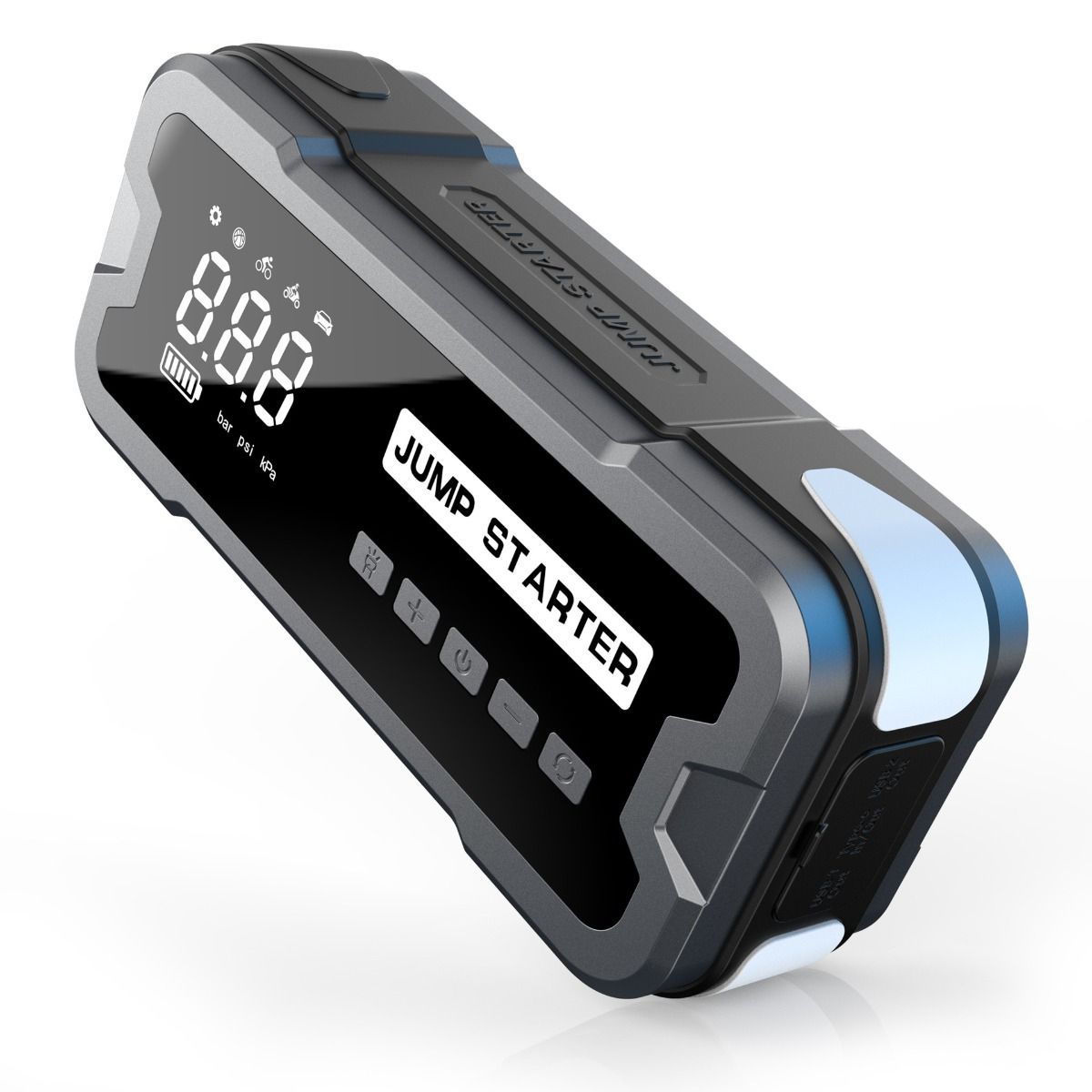 Startovací zdroj Power Bank Přenosná nabíječka s maximálním proudem 2000A Kompaktní design pro problémy s autobaterií