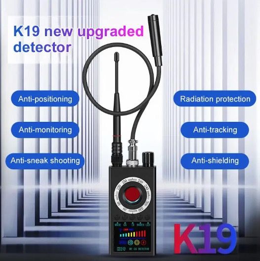K19 Bezdrátový RF Detektor GPS Tracker Skener Kamera | Osobní Bezpečnost | Kompaktní | LCD | Nový