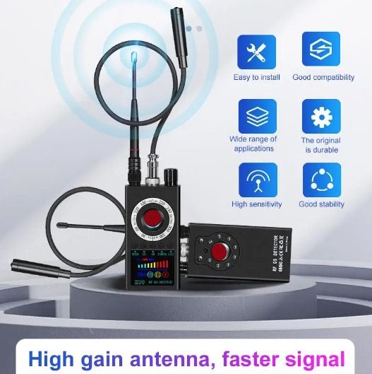 K19 Bezdrátový RF Detektor GPS Tracker Skener Kamera | Osobní Bezpečnost | Kompaktní | LCD | Nový