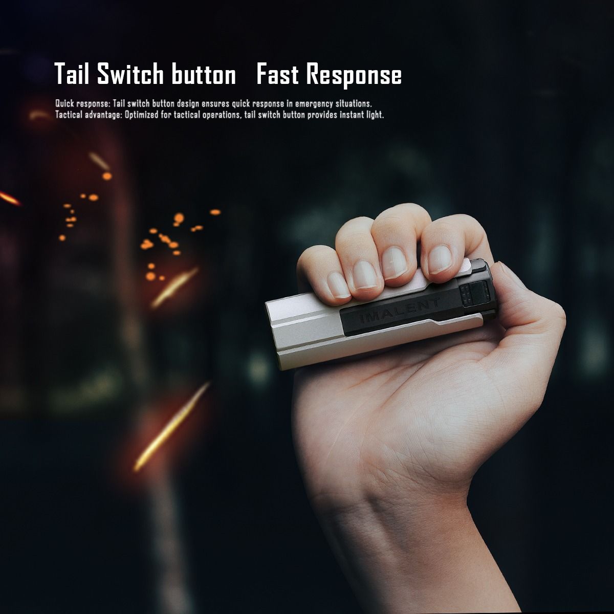 IMALENT LD35: 1200lm USB-C dobíjecí EDC svítilna s OLED, ideální do kapsy!