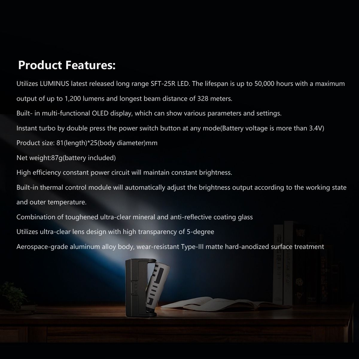 IMALENT LD35: 1200lm USB-C dobíjecí EDC svítilna s OLED, ideální do kapsy!