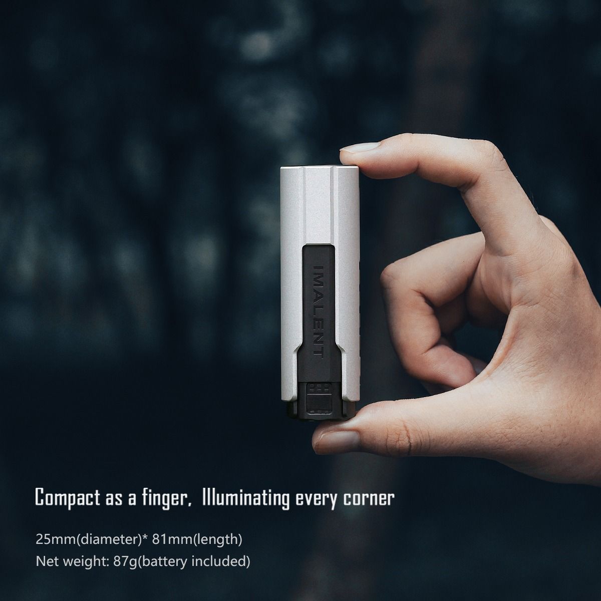 IMALENT LD35: 1200lm USB-C dobíjecí EDC svítilna s OLED, ideální do kapsy!