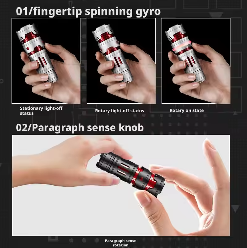 Přenosná Mini EDC Klíčenka Svítilna, USB Dobíjecí Kapesní Svítilna XPE360, 1000lm, Odolná