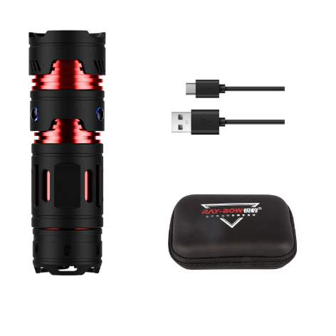 Přenosná Mini EDC Klíčenka Svítilna, USB Dobíjecí Kapesní Svítilna XPE360, 1000lm, Odolná