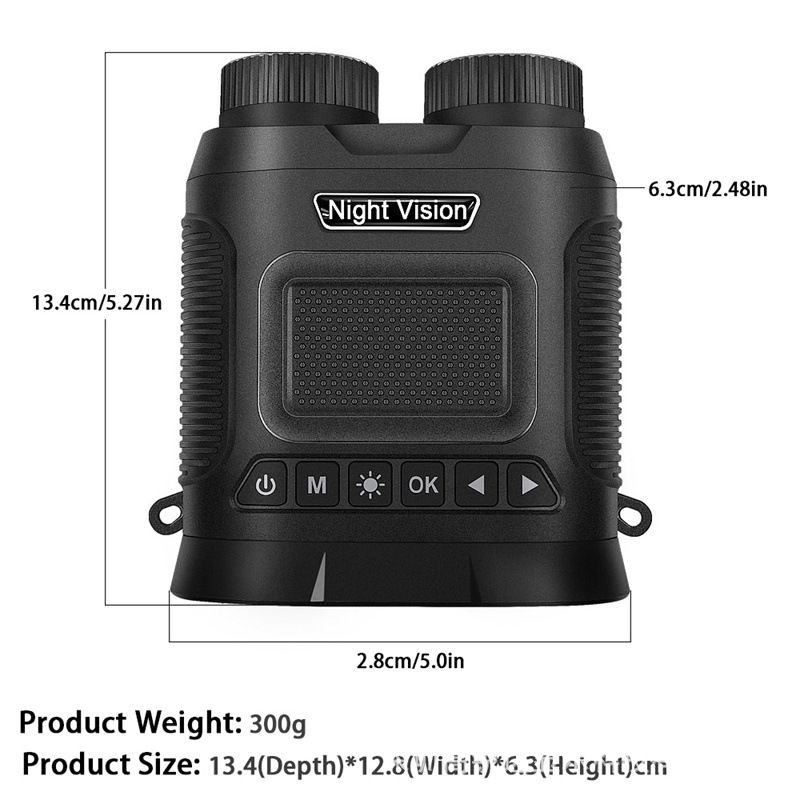 DT29 Noční vidění dalekohled 850nm infračervený 1080P HD 8X digitální zoom pro pozorování divoké přírody v exteriéru