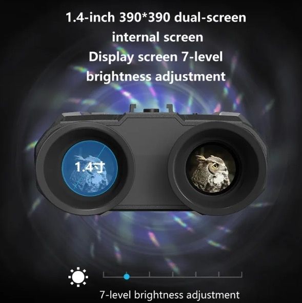 NV8000 Brýle pro noční vidění | Binokulární dalekohled s 4K videem a Naked-3D | Vysoké rozlišení den/noc