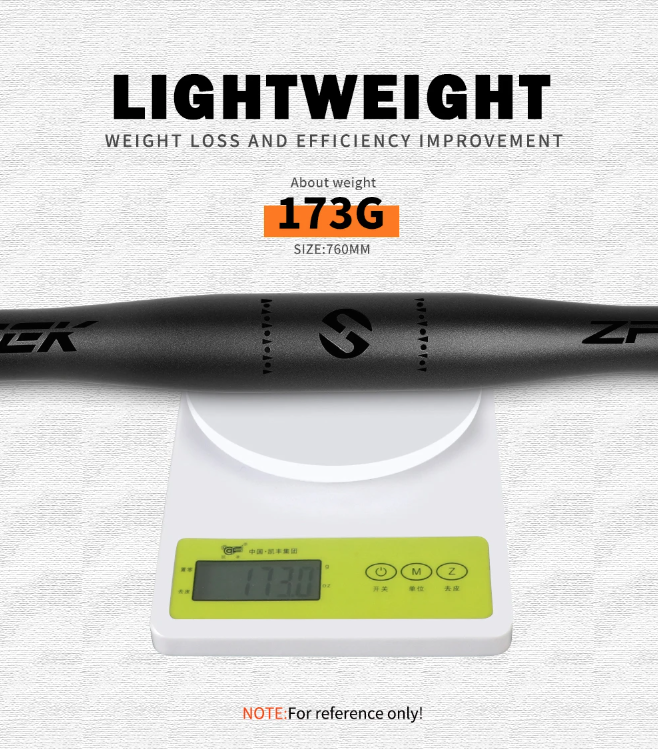 TOSEEK ZF-ONE MTB Karbonové řídítka 31.8mm Lehké Matná černá 580mm 760mm Ergonomický design Prémiová kvalita
