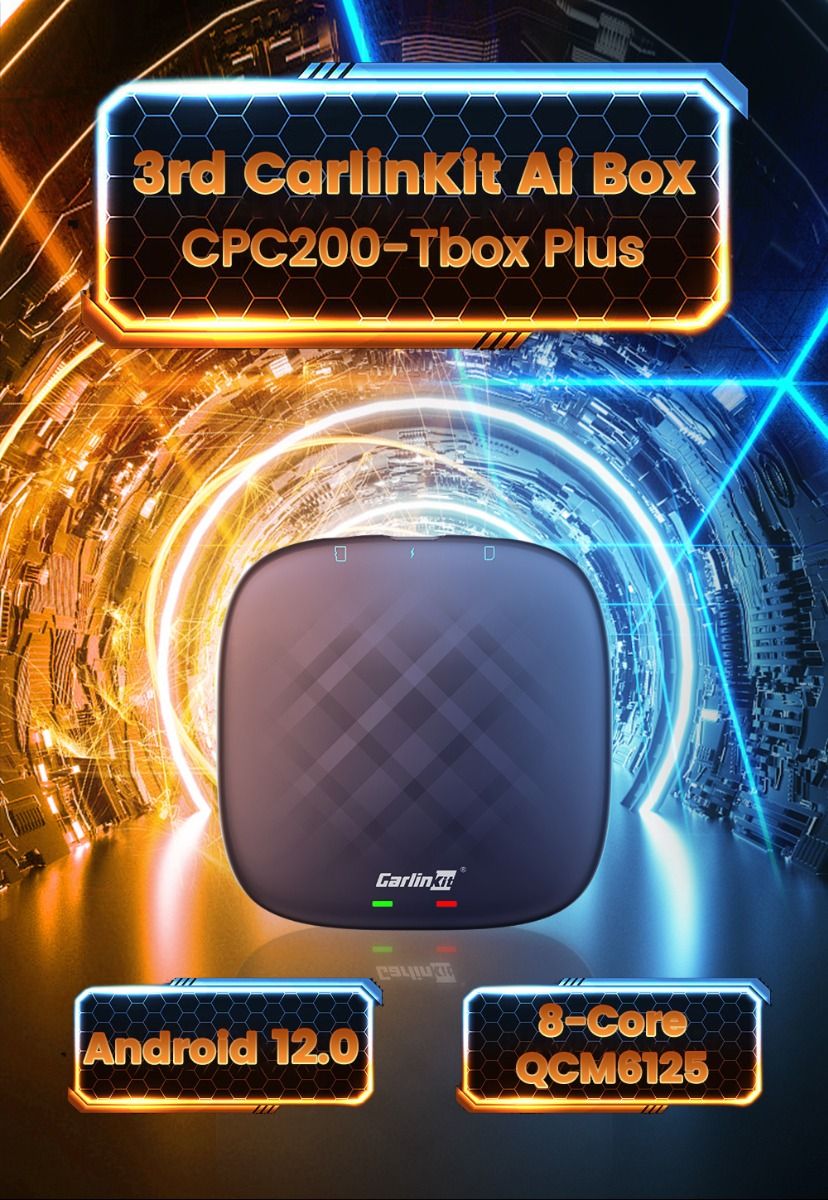 CarlinKit CarPlay Ai Box QCM6125 Android 13 | Mini Wireless na IPTV & Netflix!