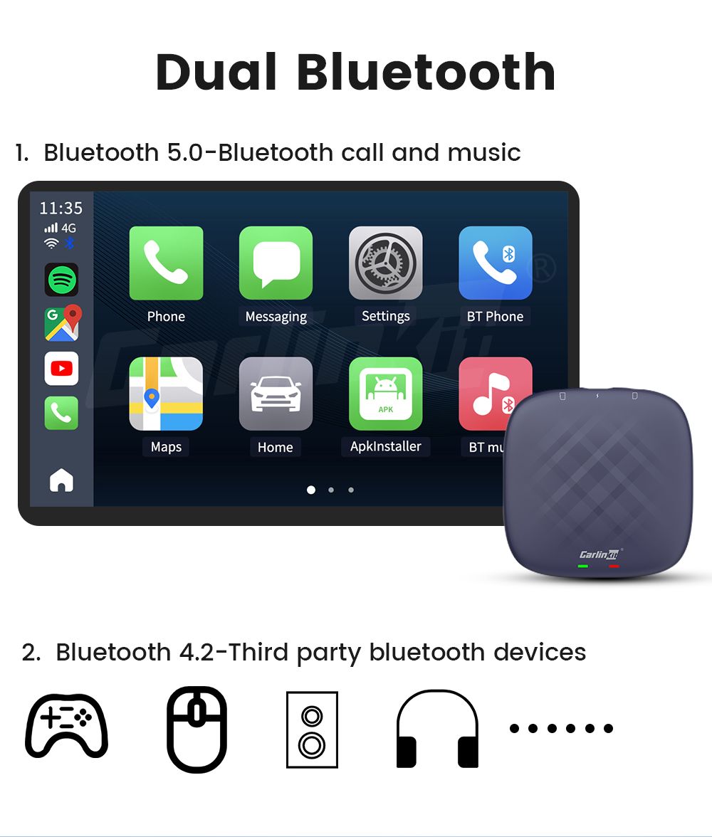 CarlinKit CarPlay Ai Box QCM6125 Android 13 | Mini Wireless na IPTV & Netflix!