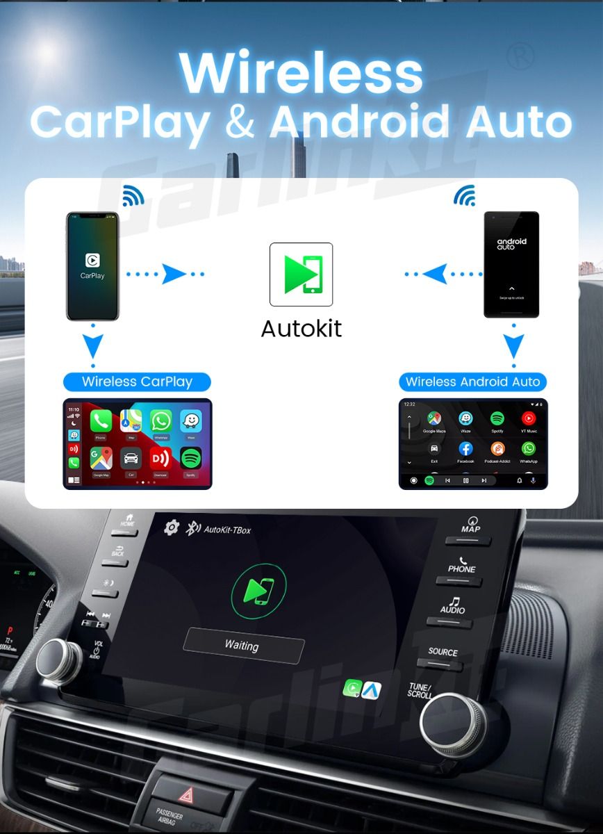 CarlinKit CarPlay Ai Box QCM6125 Android 13 | Mini Wireless na IPTV & Netflix!