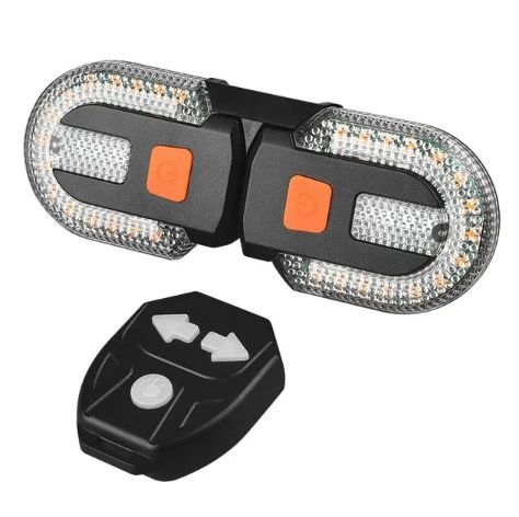 USB dobíjecí zadní blinkr na kolo LED lampa bezpečnostní doplněk pro viditelnost cyklisty