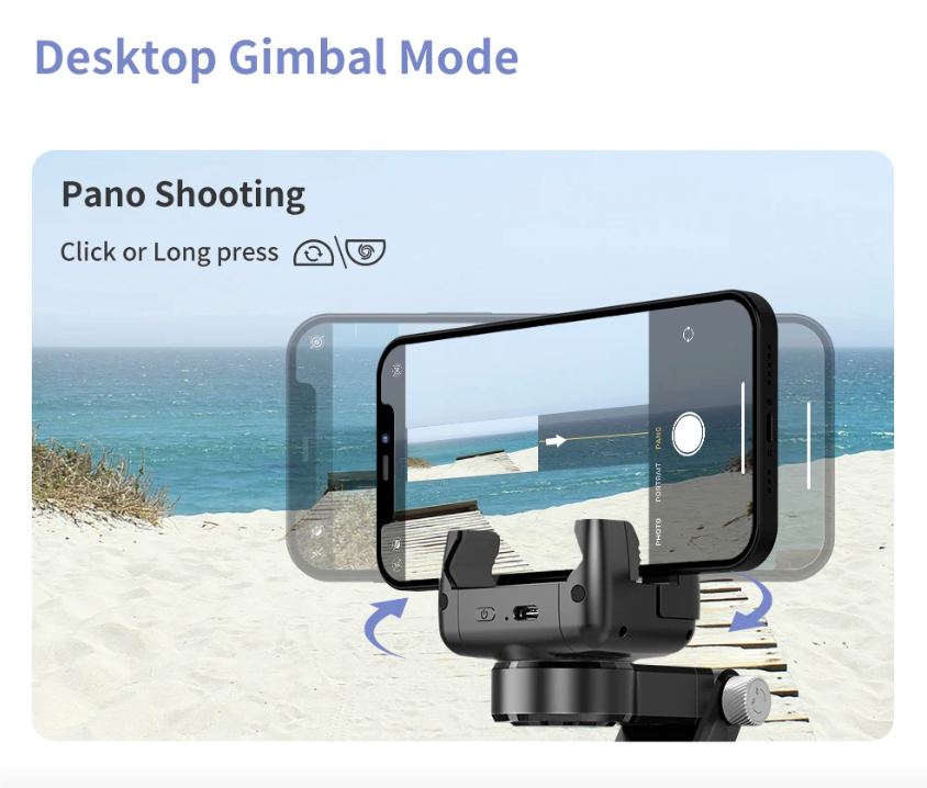 Q18 Selfie Stick Stativ s 360° otočením a gimbalovým stabilizátorem – Inteligentní sledování pro mobilní fotografie