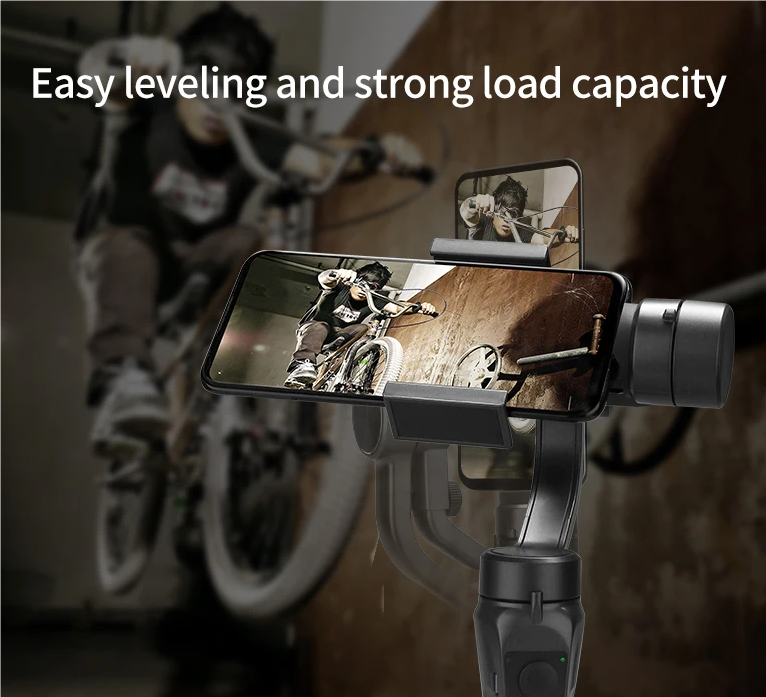 F6 3osý Stabilizátor pro Smartphone: Video stabilizátor s dlouhou výdrží pro plynulé záběry!
