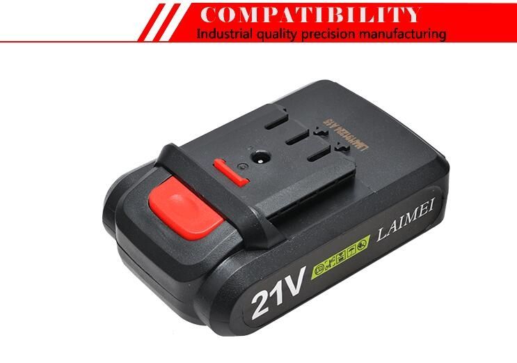21V Lithium baterie pro elektrickou vrtačku a bezdrátový šroubovák, univerzální Li-ion pro DIY, rychlé nabíjení, spolehlivá.