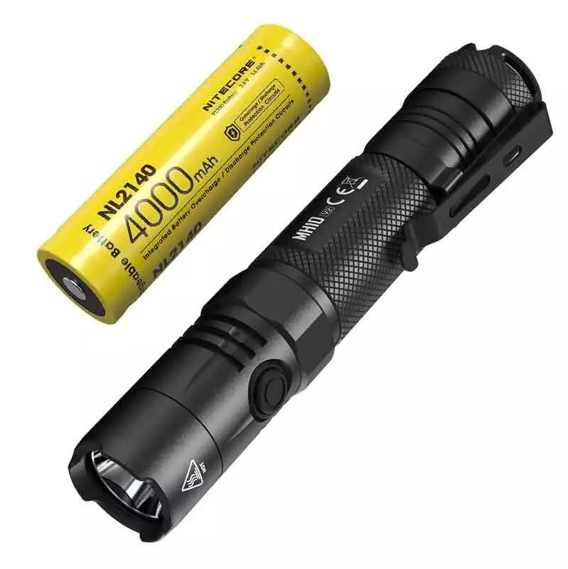 NITECORE MH10 V2 LED svítilna 1000 lumenů USB-C. Kompaktní, spolehlivá pro venkovní osvětlení.