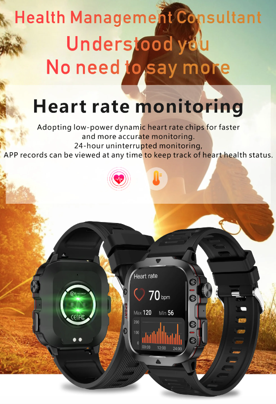QX11 Chytré hodinky pro muže IP68 5ATM Venkovní sporty Fitness Tracker Monitor zdraví 1.96" BT hovory Chytré hodinky