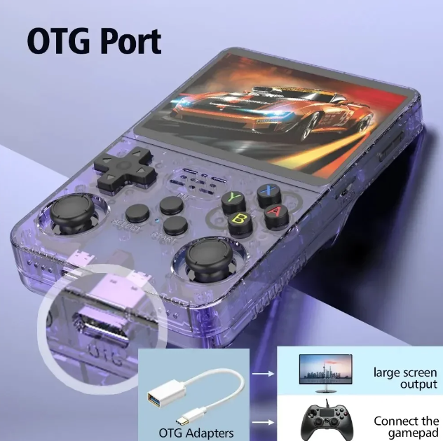 **R36S Retro Konzole: Přenosné Hraní s 10 000 Klasickými Hrami a 3,5" IPS Displejem!**