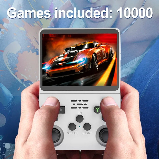 **R36S Retro Konzole: Přenosné Hraní s 10 000 Klasickými Hrami a 3,5" IPS Displejem!**