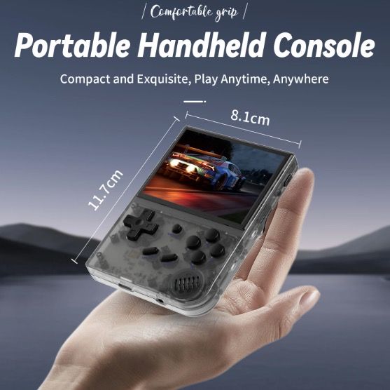 ANBERNIC RG35XX Retro Přenosná Herní Konzole – Nostalgické Hraní & Podpora PSP na 3,5" IPS Displeji!
