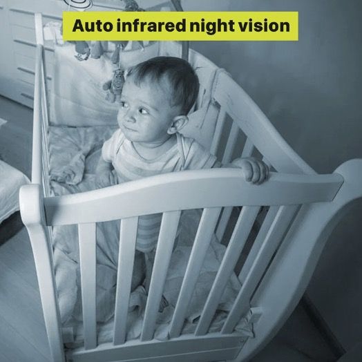5palcová Video Chůvička s Kamerou SM650 HD 720P – Dlouhá Výdrž Baterie a Obousměrný Zvuk pro Bezpečnost Dítěte a Klidné Rodičovství