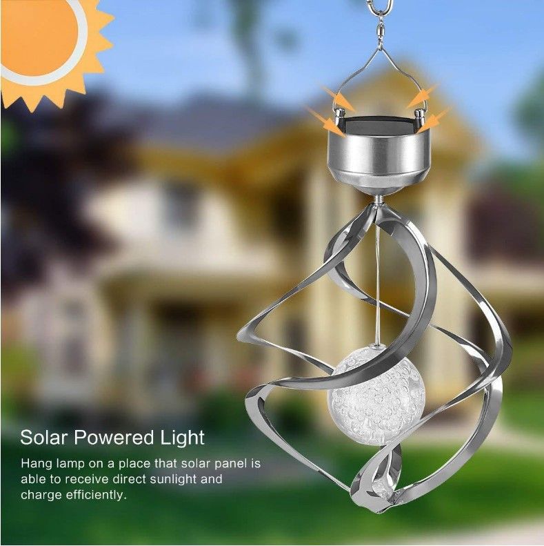 **Kouzelná Solární LED Zvonkohra: Měnící Barvy pro Venkovní Dekoraci & Klidnou Atmosféru!**