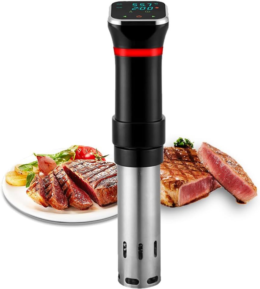 Sous Vide Stroj pro Domácí Vaření | Uživatelsky Přívětivý Kuchyňský Gadget s Regulací Teploty