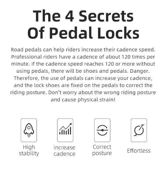 ROCKBROS SPD-SL Silniční cyklistické pedály ultralehké hliníkové samozamykací pedály pro zvýšenou stabilitu