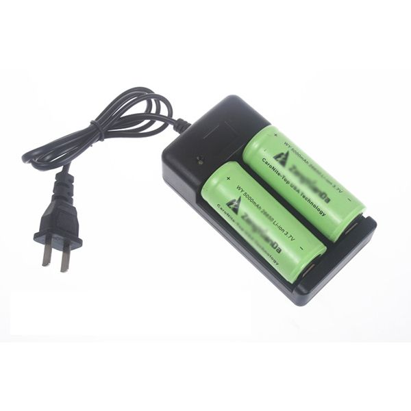 UltraFire Dvojitá nabíječka 18650 26650, nabíječka dobíjecích baterií, bezpečná na cestování, AC 100-240V, univerzální kompatibilita