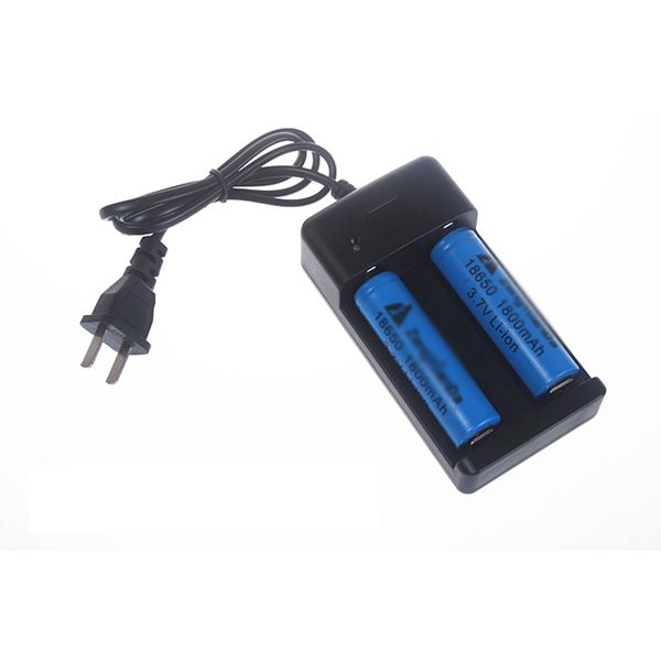 UltraFire Dvojitá nabíječka 18650 26650, nabíječka dobíjecích baterií, bezpečná na cestování, AC 100-240V, univerzální kompatibilita