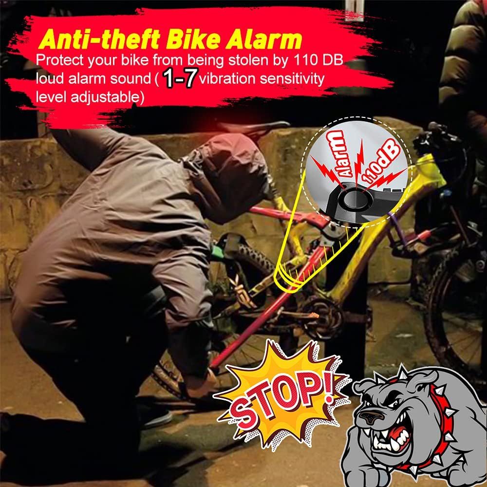 Chytré zadní světlo na kolo 5v1 s alarmem, automatickými směrovkami a klaksonem. Bezpečnost a vysoká viditelnost!
