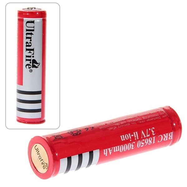 **UltraFire 18650 3.7V 3000mAh chráněná Li-ion dobíjecí baterie pro spolehlivý výkon a dlouhou životnost**