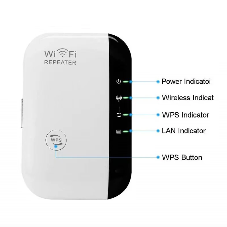 Wifi Repeater Zesilovač Signálu | Rozšířený Router pro Celý Dům | Do Ložnice, Prochází Zdí