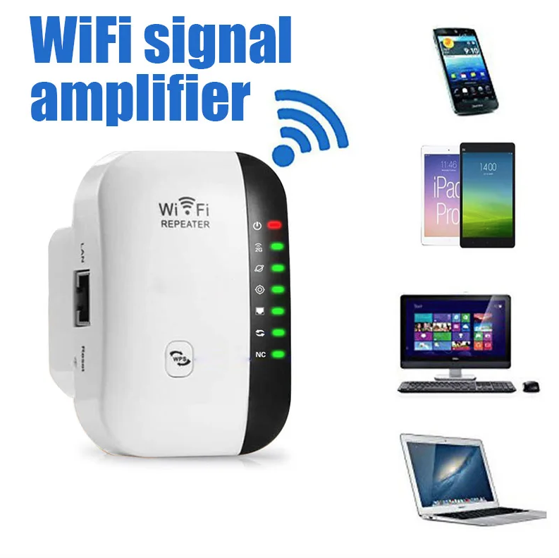 Wifi Repeater Zesilovač Signálu | Rozšířený Router pro Celý Dům | Do Ložnice, Prochází Zdí