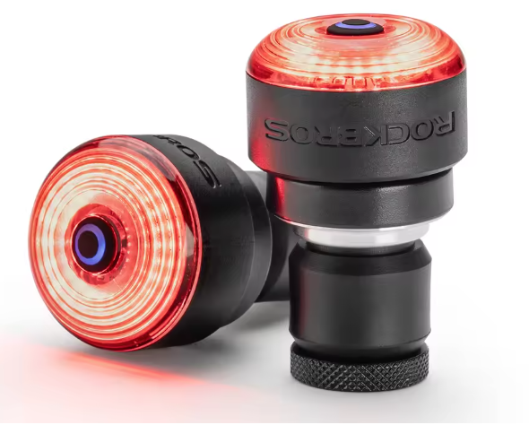 ROCKBROS R0: Integrované zadní světlo na kolo do záslepky řídítek. USB-C, MTB/silnice. Pro vaši bezpečnost!